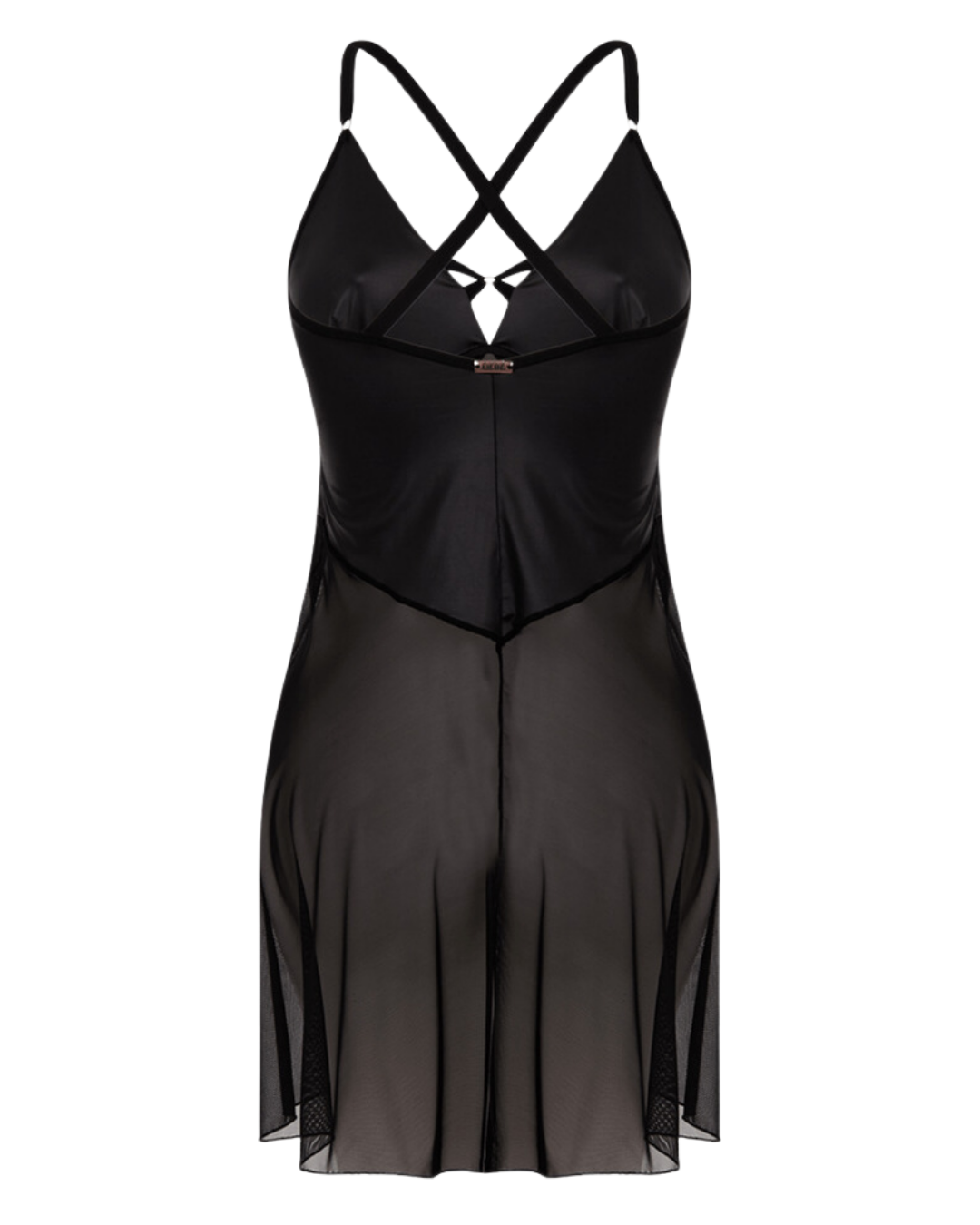 Camisola em Microfibra e Tule Love