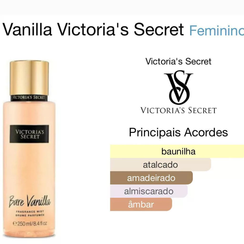 Creme Victoria Secret Tradicional - Bare Vanilla - 236ml